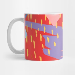 Abstract Lines And Soft Colors Mug